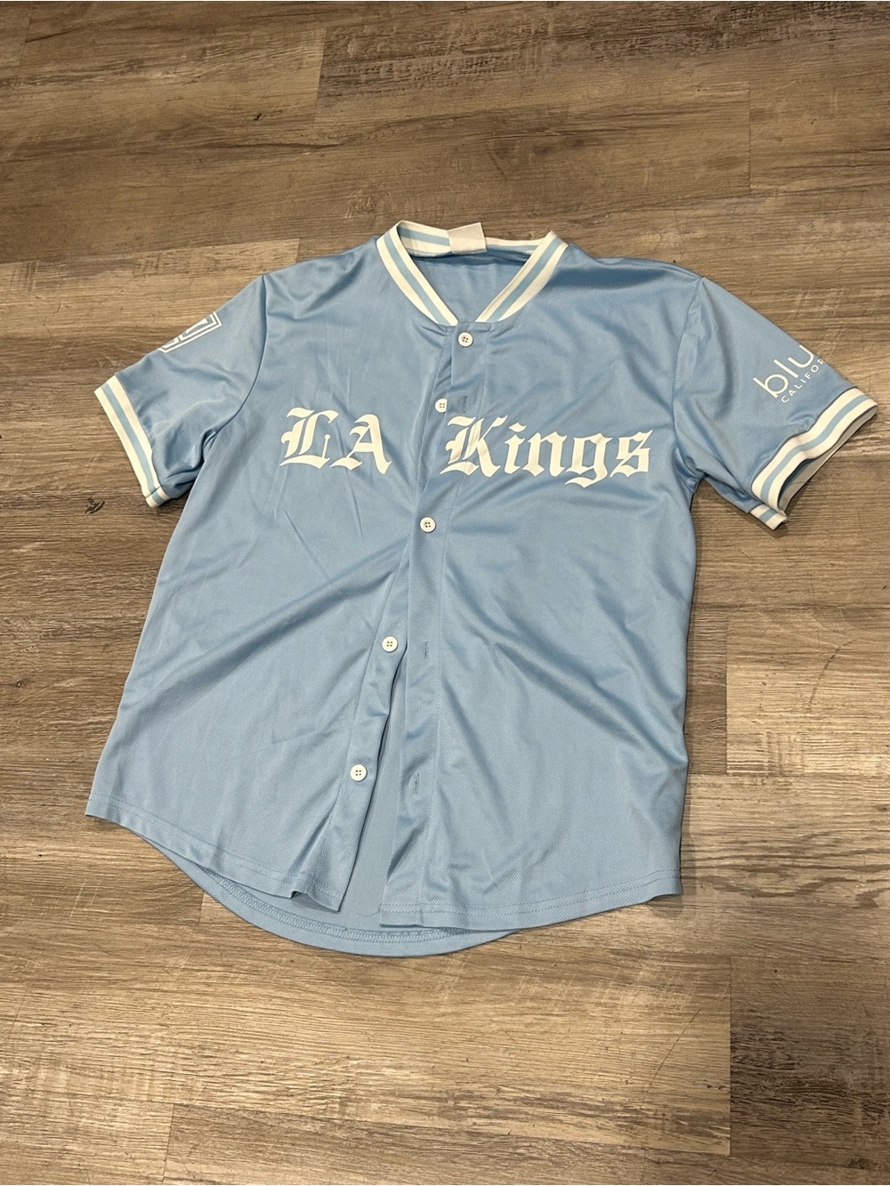 LA Kings Dodgers Night Baseball Jersey Blue Shield Giveaway SGA
